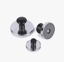 Customized-ferrite cup-magnet-with-knob
