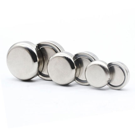 Neodymium Flat Shallow Pot Magnets