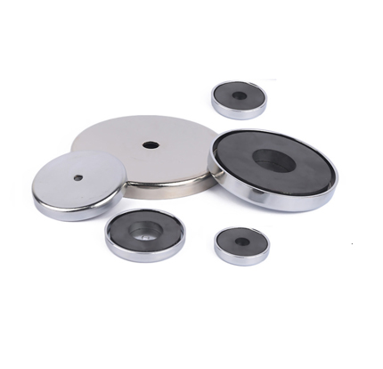 Counterbore Ferrite Shallow Pot Magnets