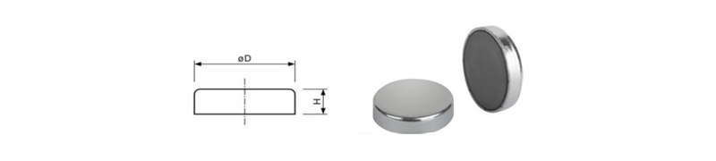 Ferrite Flat Pot Magnets