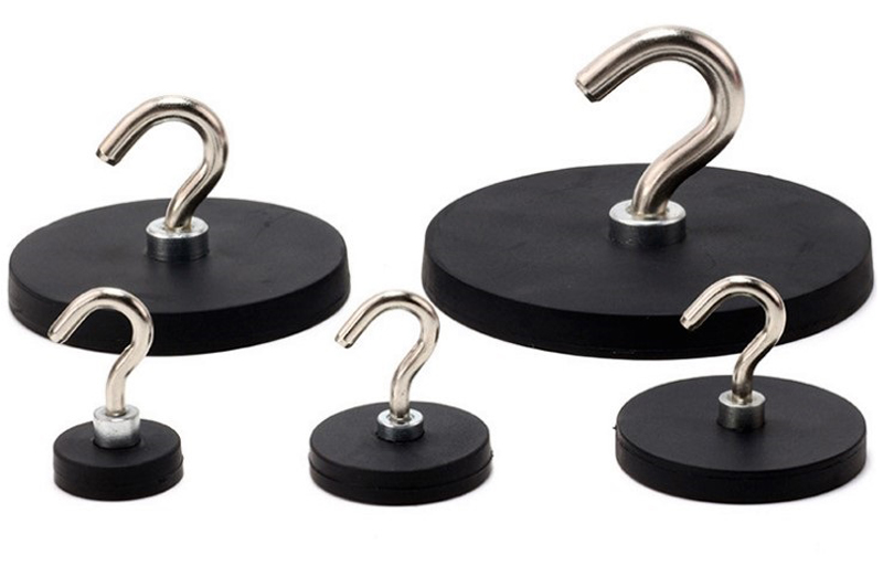 rubber coated magnetic hooks
