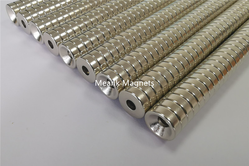 Neodymium Disc Countersunk Hole Magnets