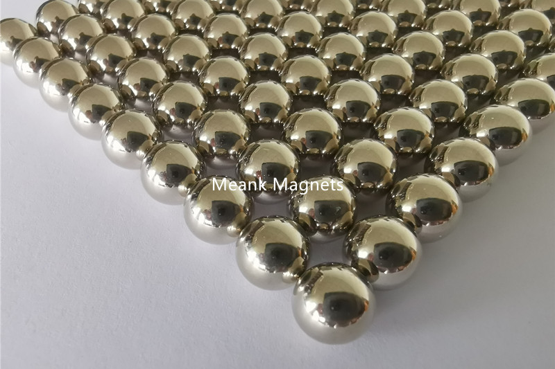 Maximum Working Temperature of Strong Neodymium Spherical Magnets for Different Grade