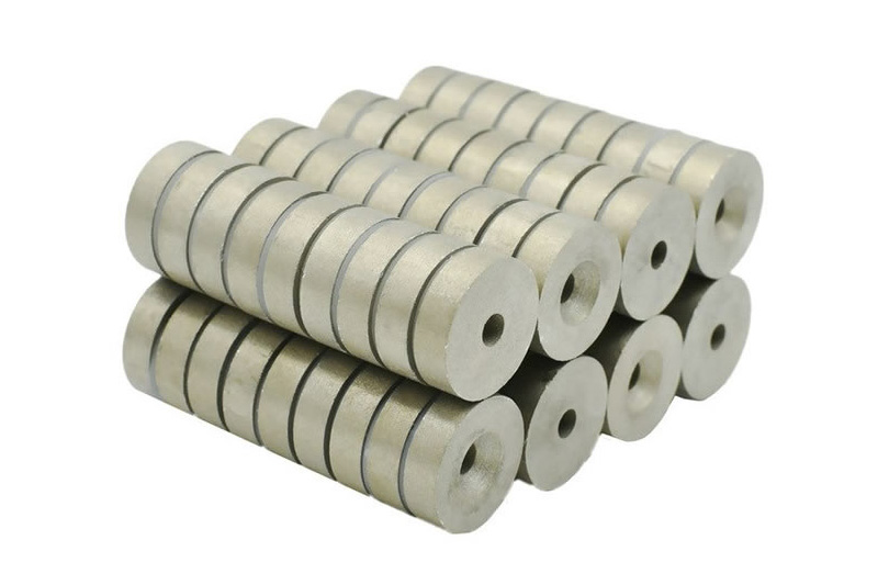 smco countersunk ring magnets