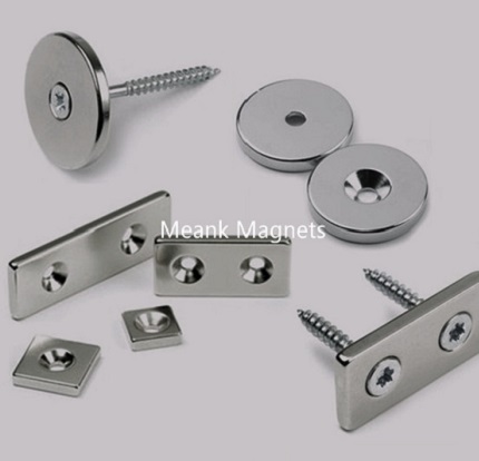 Neodymium Screw On Magnets