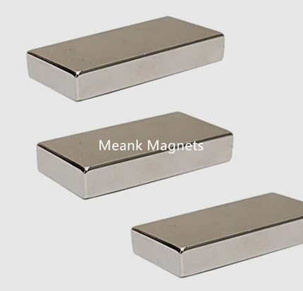 64mm x 12mm x 5mm Glossy Super Long Strong NdFeB Neodymium Block Bar  Magnets 