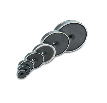 Countersunk Ferrite Flat Cup Magnets
