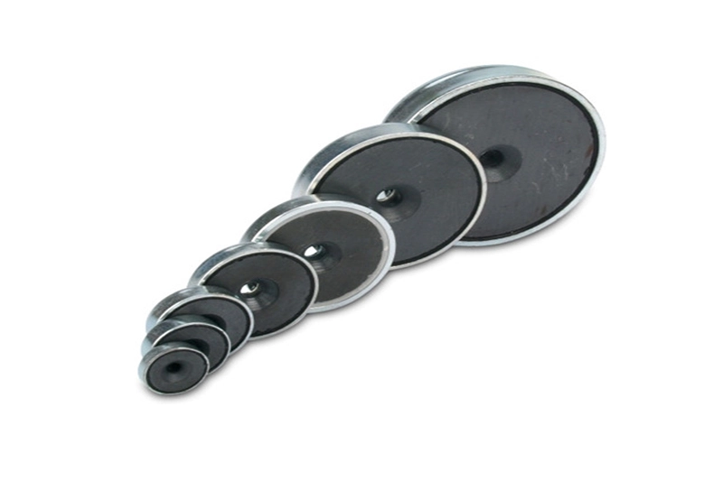 Countersunk Ferrite Flat Cup Magnets