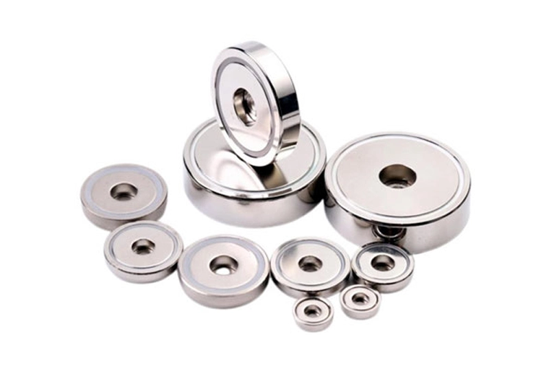 Counterbore Neodymium Shallow Pot Magnets