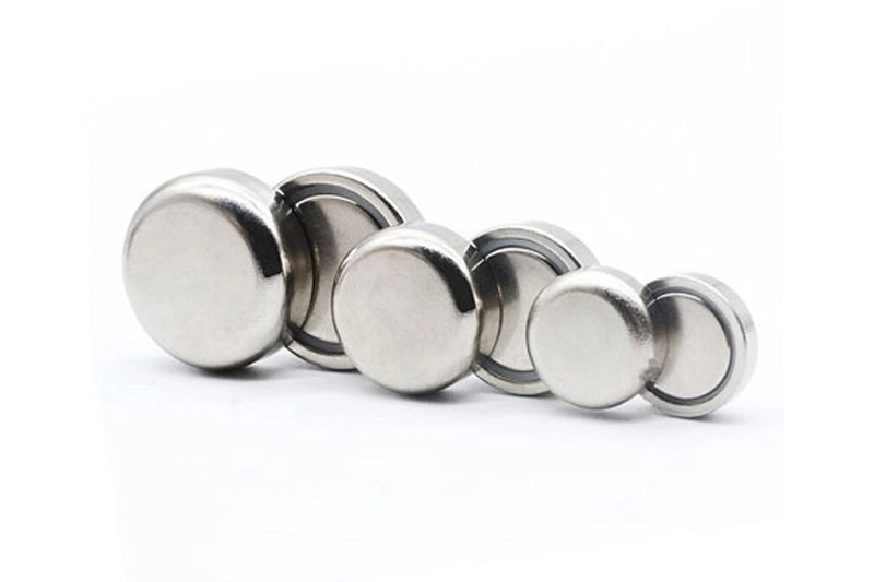 Neodymium Flat Shallow Pot Magnets