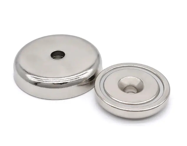 Countersunk Neodymium Pot Magnets